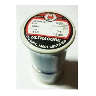 ULTRACORE ตะกั่วบัดกรี Ultracore (แท้) 1 ปอนด์ 1.2 มิลลิเมตร 1 ม้วน