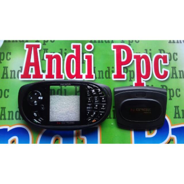 Nokia n-gage qd ปลอกสีดําแบบเต็มตัว