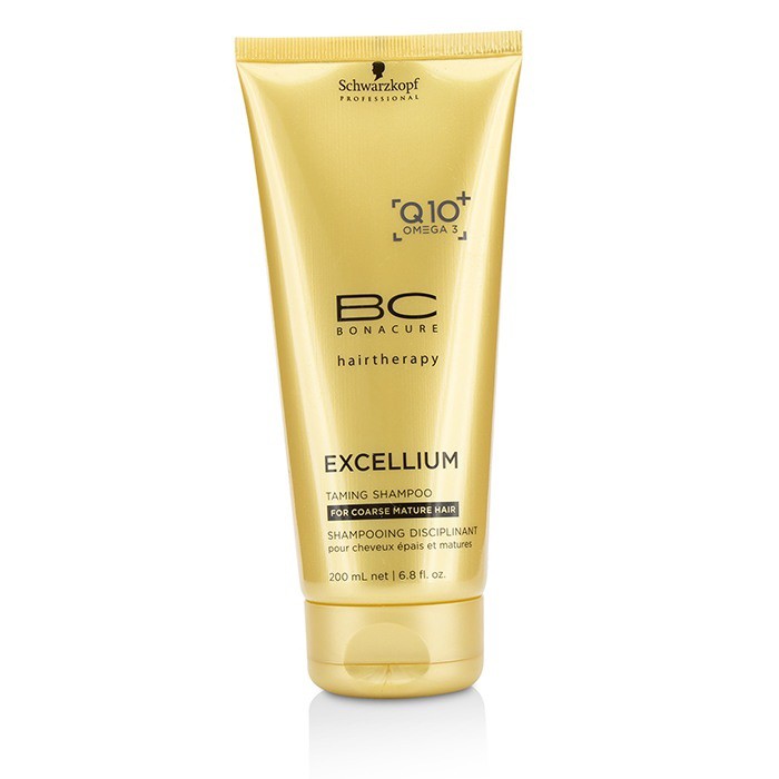 SCHWARZKOPF BC Excellium Q10+ Omega 3 Taming Shampoo (For Coarse Mature Hair)