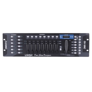 lixada 192 channels dmx 512 คอนโซลควบคุมสําหรับไฟเวทีดีเจดิสโก้