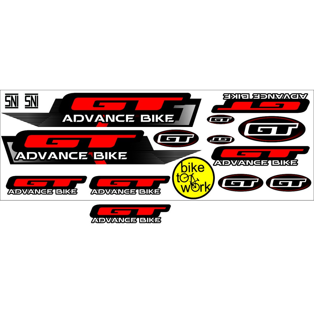 ใหม่ GT ADVANCE BIKE STRIPING สติ๊กเกอร์แบบกําหนดเอง