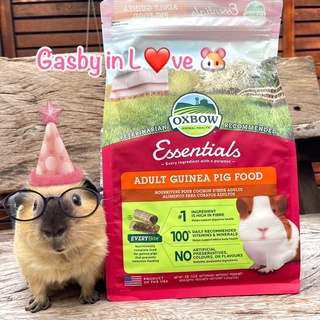 Oxbow Essentials – Adult Guinea Pig Food ขนาด 2.2 กก. อาหารเม็ดสำหรับหนูแกสบี้ อายุ 6 เดือนขึ้นไป ❤️🐹