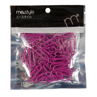 ลวดเสียบกระดาษ 33มม. ม่วง (ถุง80ตัว) ME.STYLE 100233-VI/33 mm. Wire insert, purple (80 bags) ME.STYLE 100233-VI