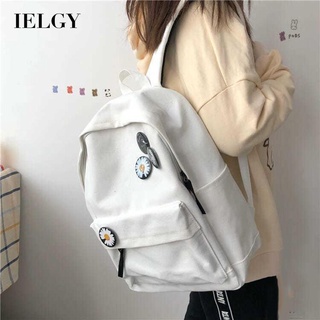 IELGY Korean schoolbag female Harajuku college style simple and versatile