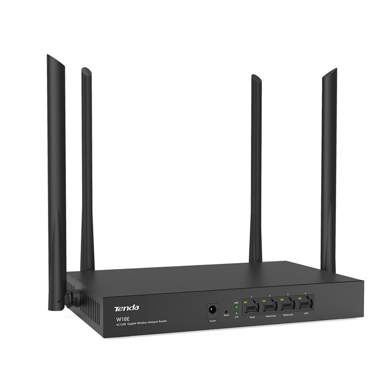 Tenda W18E AC1200 Gigaport Wireless Hotspot Router เราเตอร์ Wireless