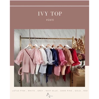 Arinda Ivy Top เสื้อแขนตุ๊กตาสามส่วน มีจั๊มตรงปลายแขน ใส่ได้ถึง 4 แบบ