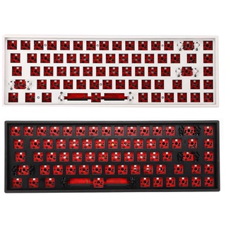 FEKER 68 Keys Hotswap DIY Keyboard Customized Kit Triple Mode  2.4Ghz NKRO Backlit Mute Cotton Mechanical Keyboard Kit FOR