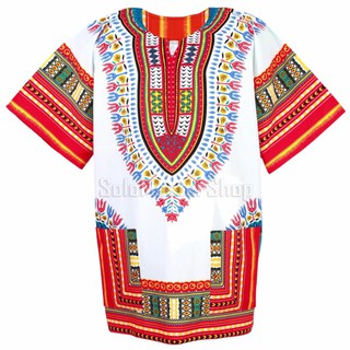 Dashiki African Shirt Cotton Hiphop เสื้อจังโก้ เสื้ออินเดีย เสื้อแอฟริกา เสื้อฮิปฮอป เสื้อโบฮีเมียน ad12wr