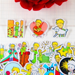 ★★★ Le Petit Prince Q-3 สติกเกอร์ไดอารี่ แบบแมนนวล ★★★ สติกเกอร์ตกแต่งสมุดภาพ อัลบั้มแฟชั่น DIY 48 ชิ้น/ชุด