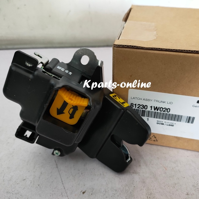 REAR BONNET LOCK / TRUNK LATCH KIA RIO K2 > 81230-1W020 / 3X010