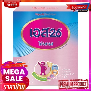 เอส-26 โปรเกรส 360˚ สมาร์ท แคร์ 3 นมผง รสจืด 600 กรัม x 3 กล่องS-26 Progress 360˚ Smart Care 3 Milk Powder Plain 600g x
