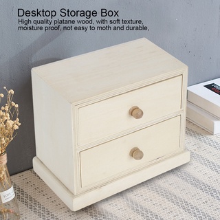 Storage Box กล่องลิ้นชักไม้เก็บเครื่องสําอางเครื่องประดับพร้อมลิ้นชัก