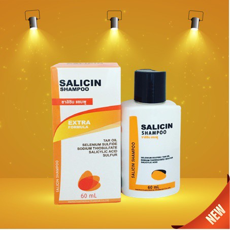 ค่าส่งถูก📌expยาว ซาลิซิน แชมพู Salicin Shampoo Tar shampoo สะเก็ดเงิน Tar oil Sulfur ลดอาการคัน รังแค