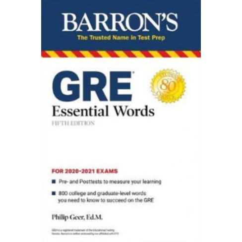 [GRE Book]💎💎Barron's GRE Essential Words (Barron's Educational) (5th)