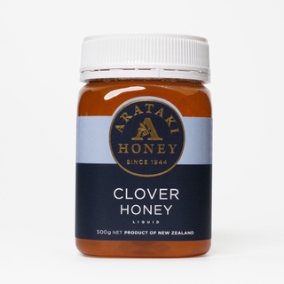 น้ำผึ้งโคลเวอร์ แบบเหลว Arataki clover honey liquid น้ำผึ้งดอกโคลเวอร์แท้จากนิวซีแลนด์