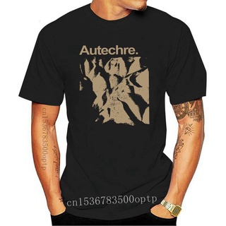 เสื้อยืดวินเทจ - ผู้ชายเสื้อยืด Autechre เสื้อยืดวินเทจสีซีดจางสีดําเสื้อยืด Reprint ขนาด S-4XL