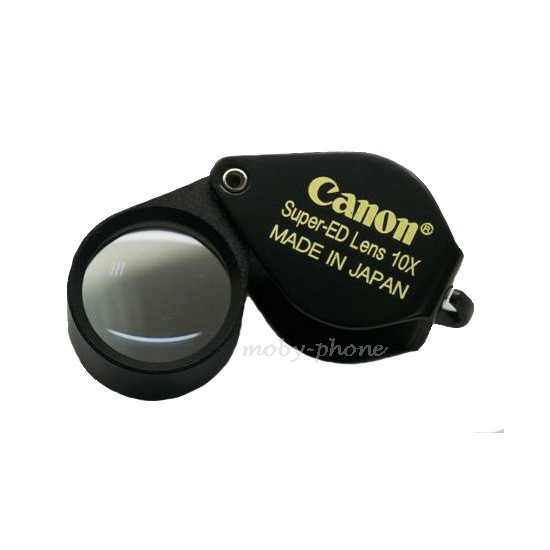 Canon กล้องส่องพระ กล้องส่องเพชร 10X18MM Ultra HD - Loupe (สีดำ)