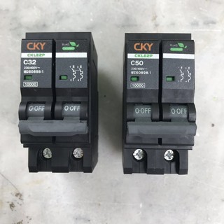 CKY  เมนเซอร์กิตเบรคเกอร์  ลูกเซอร์กิต 2P 32A-50A 400V Miniature Circuit Breakers