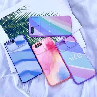 เคสสีรุ้งพาลเทลสไลค์กล้อง สีรุ้งปิดกล้องสำหรับรุ่น VIVO V20Pro/V20/Y20/Y12S/Y11/Y12/Y15/Y17/Y30/Y50