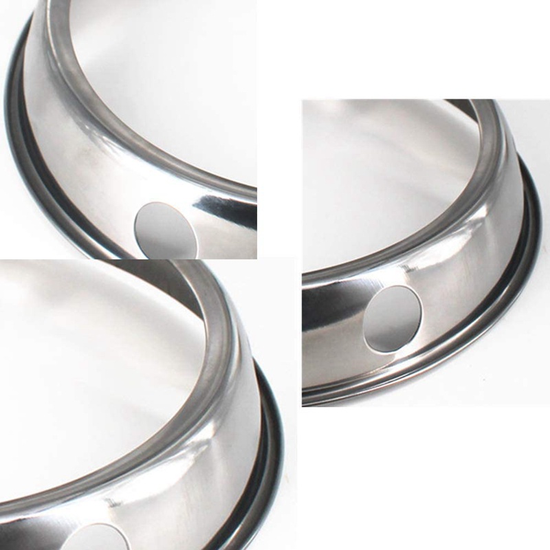 Universal Wok Ring Stand - 4-Pack Stainless Steel Supports For Round Bottom Woks