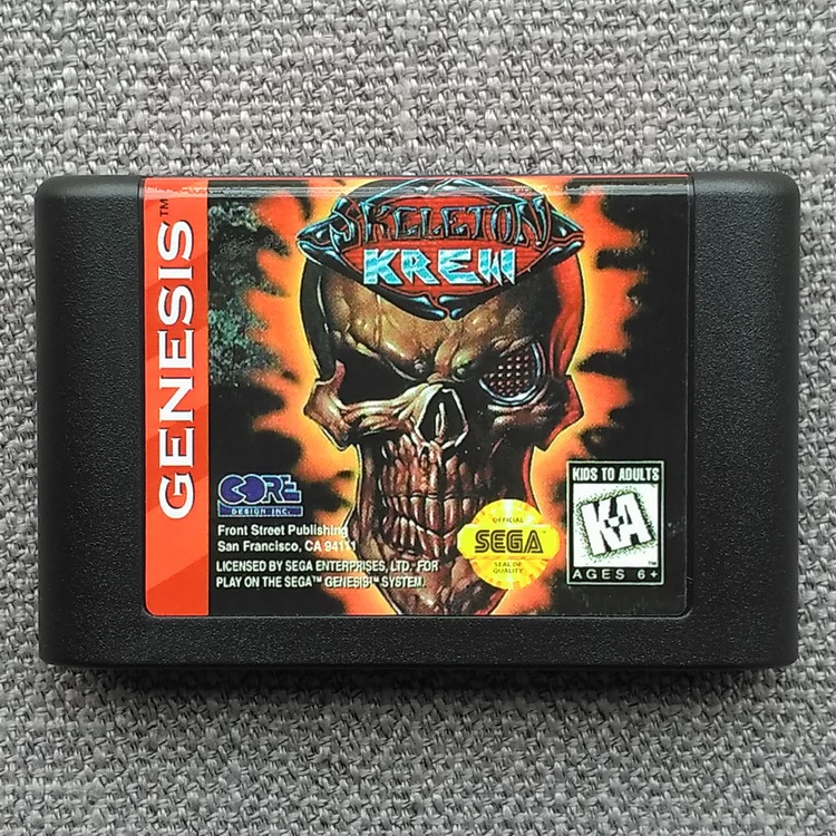 Sega MD < SKELETON Operation Group > Cologne Warriors GENESIS SKELETON KREW