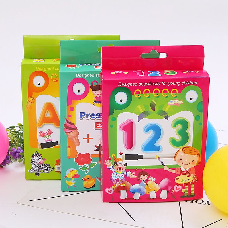 💰 Tangtemtoys💰แฟลชการ์ด ABC 123 เขียนได้ลบได้ มาพร้อมาปากกา  ของเล่นเสริมพัฒนาการ เสริมพัฒนาการเด็ก