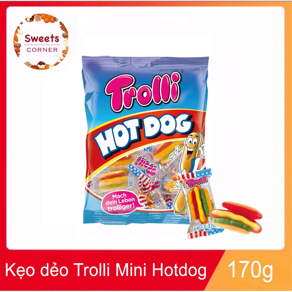 Hotdog Trolli Mini Marshmallows 170gr ( 2 แบบ )