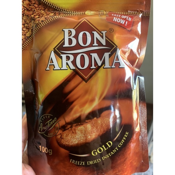 กาแฟ บอน อโรมาโกลด์ Bon aroma แบบซองเติม ปริมาณ100g คีโตดื่มได้
