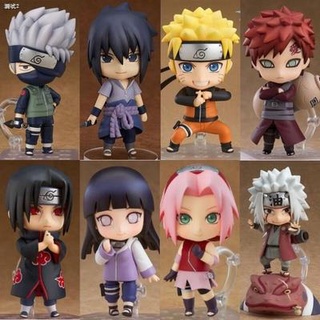 NARUTO Sasuke Hinata Itachi Gaara Kakashi Sakura Jiraiya PVC 682# 707# Nendoroid Action Figure Toy 10cm