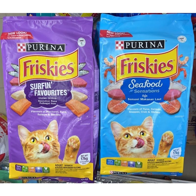 ใหม่!! Friskies 17kg อาหารเม็ดสำหรับแมว