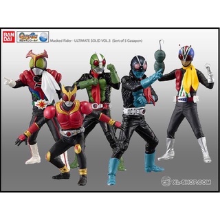 Gachapon Kamen Rider Ultimate Solid  Vol.3 สินค้าไม่แกะมีไข่กาชาปองคะ