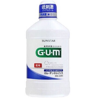 พร้อมส่ง!! น้ำยาบ้วนปาก Gum alcohol free 500 ml Made in Japan