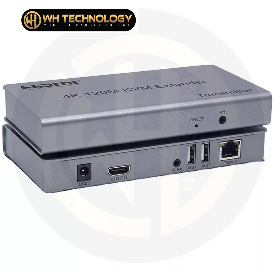 120M 4K 1080P 3D HDTV LAN KVM USB Extender Over IP Tcp Ethernet Cat5e Cat6