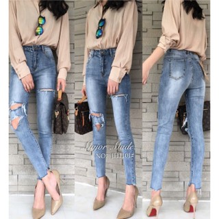 Jeans House กางเกงยีนส์ขายาว JH1101