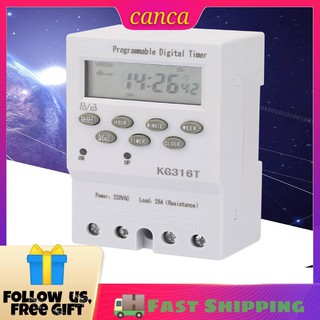 ✿canca✿ 220V Timer KG316T Switch Time Programmable Digital Automatic Control Microcomputer