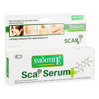 Smooth E Scar Serum 10gm ช่วยลดรอยแดง รอยดำ หลังการเกิดสิว