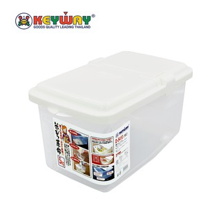 กล่องใส่ข้าวสาร มีล้อ ( 5 L ) Rice Storage Can with Wheel : D-5410 (5 kg.)