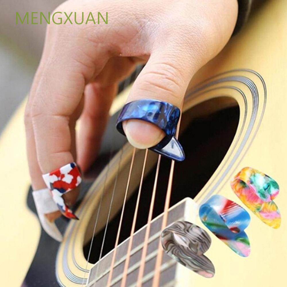 Mengxuan Electric Bass Thumb Pick Mediator Plectrums Guitar Picks Shrapnel 4pcs Acoustic Alice 1510