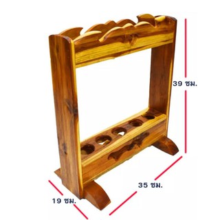 ที่เก็บไม้กวาด ใส่ ไม้กวาด ใส่ร่ม ใส่ไม้เท้า ทำจากไม้สักแท้ แข็งแรง ทนทาน กันน้ำได้ ใช้ยาวนาน