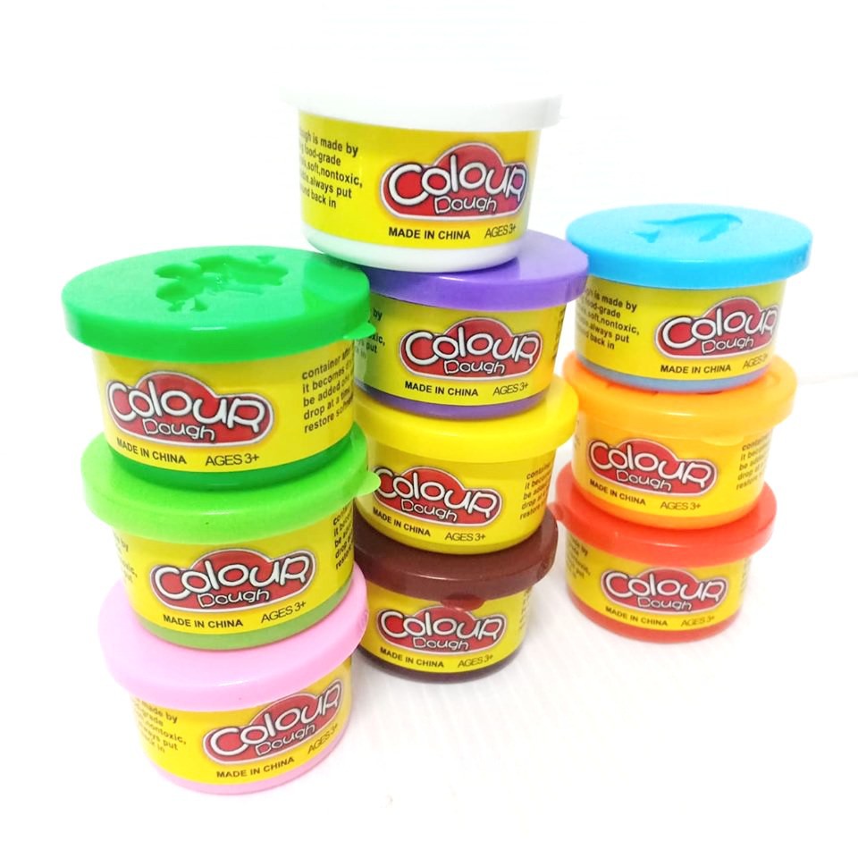 แป้งโดว์ 10 สี Colour Dough Party Pack 10 Mini Cans ( 1 ชุด ได้ 10 กระปุก ) // สินค้าได้ตามรูป ตรงปก