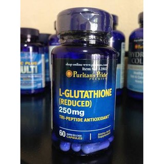 Puritans Pride LGlutathione 250 mg 60 Capsulesกลูตาไธโอน (glutathione)