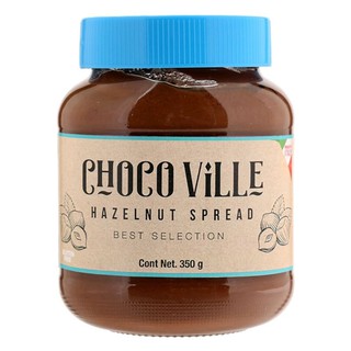 ช็อกโกแลตผสมเฮเซลนัท Chocoville Chocolate With Hazelnut Spread 350g.