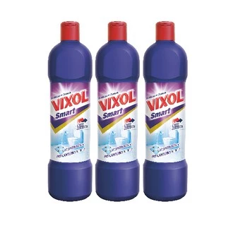 วิกซอล สมาร์ท น้ำยาล้างห้องน้ำและสุขภัณฑ์ สีม่วง 900มล. แพ็ค 3 ชิ้น