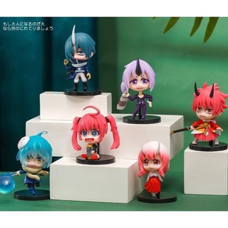 โมเดลเกิดใหม่ทั้งที ก็เป็นสไลม์ไปซะแล้ว ยกเซ็ต 6 ตัว ความสูง 6.5-8 cm สินค้ามือ 1 วัสดุพีวีซี 💥พร้อมส่งจากไทย🔥✈️🚌🚙❤️