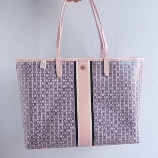 Tory burch gemini link tote : style 33801 ขนาด 15.5"(L) x 11"(H) x 6"(D)