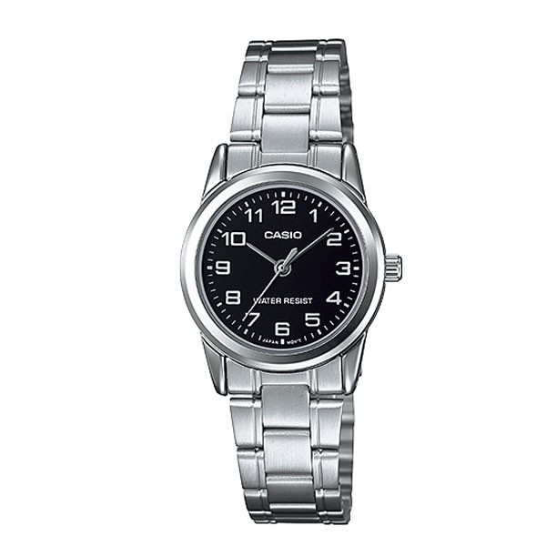 Casio Standard นาฬิกาข้อมือ สายสแตนเลส รุ่น LTP-V001D-1BUDF,LTP-V001D-1B,LTP-V001D
