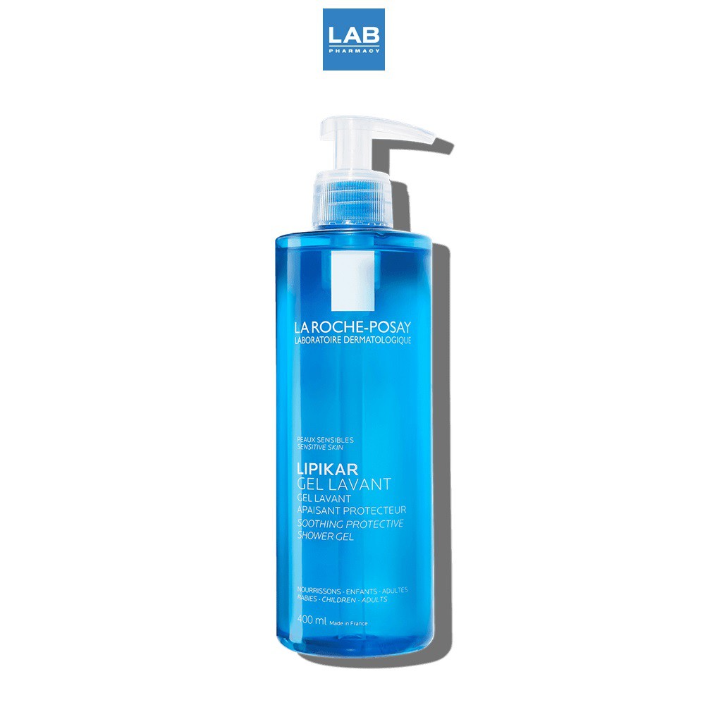 LA ROCHE-POSAY LIPIKAR GEL LAVANT 400 ml. - เจลทำความสะอาดผิวกาย สำหรับผิวบอบบาง ระคายเคืองง่าย
