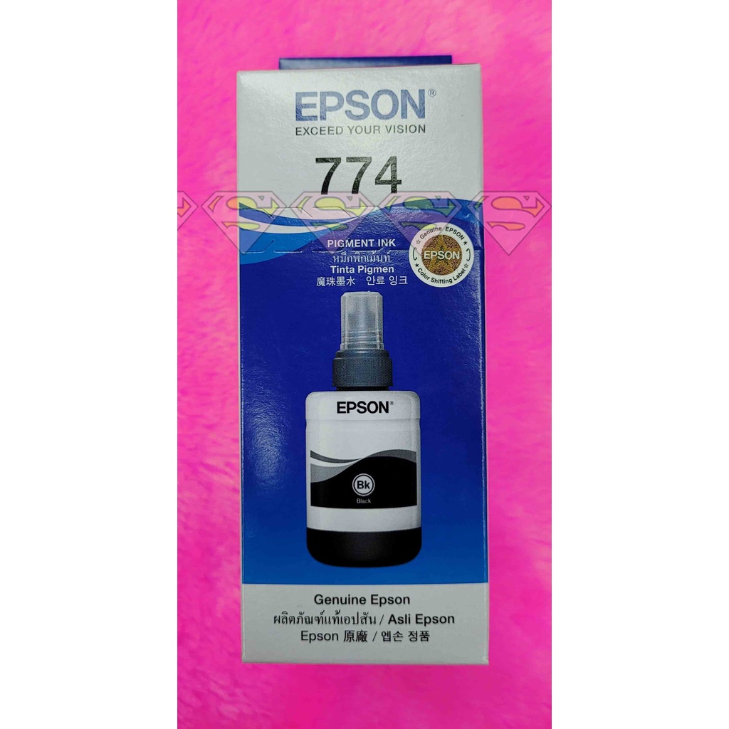 หมึกแท้ EPSON 774 BK หมึกกันน้ำ