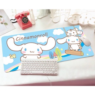 Cinnamonroll SK แผ่นรอง คีย์บอร์ด รองคีย์บอร์ด keyboard ลายCinnamonroll SKงานสวยดี ขนาด 30 x 70 cm แผ่นหนานุ่ม PMYL SHOP