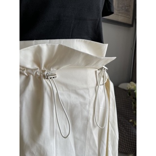 🤍 CPS CHAPS Drawstring Paperbag Waist Skirt